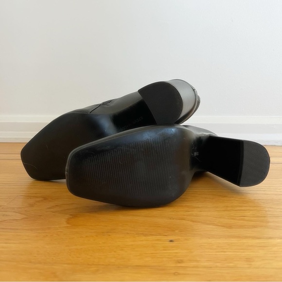 STEVE MADDEN LYNDEN black ankle boots 9.5 - Picture 5 of 5